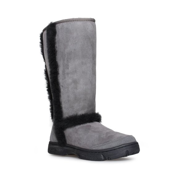 UGG Sunburst Tall Grey Boots - Women's - Picture 2 of 6